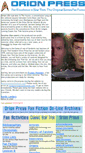 Mobile Screenshot of orionpressfanzines.com